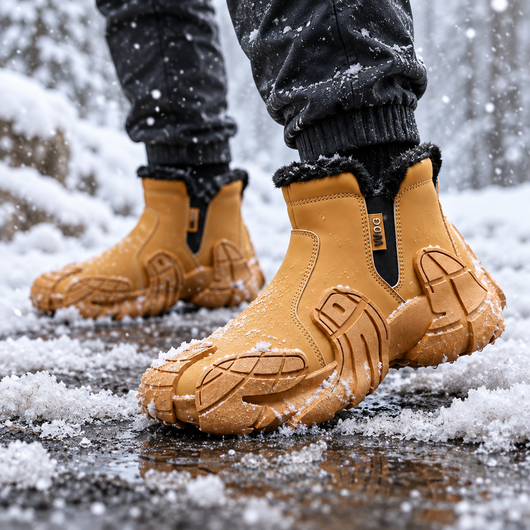 Beiget ScandicBoots™-talvisaappaat lumessa