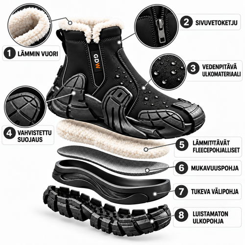 ScandicBoots™ – Vuorellinen talvisaapas