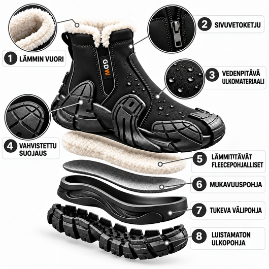 ScandicBoots™ – Vuorellinen talvisaapas
